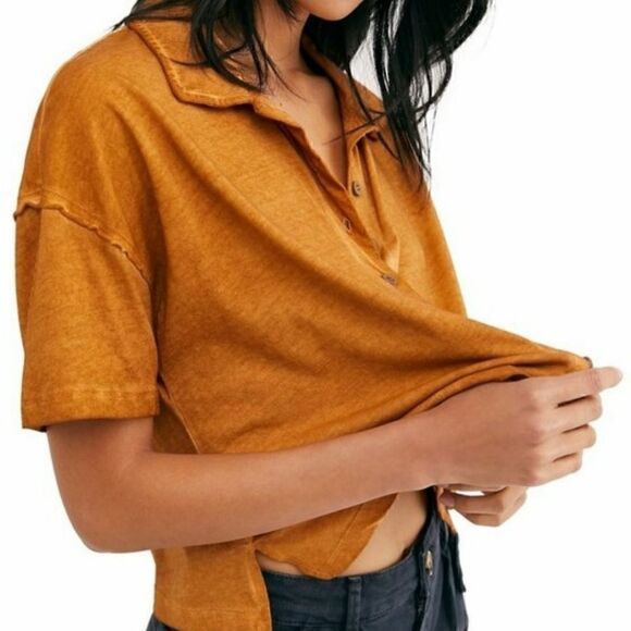NEW Free People Weekend Rush Copper Top Small - Picture 2 of 7
